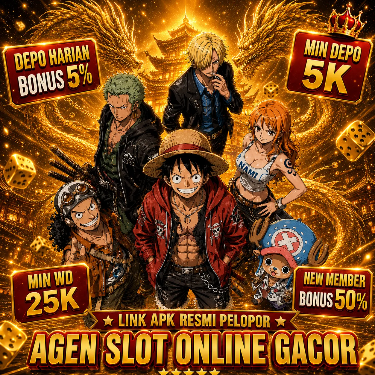 Thumbnail 1 of 3, Poster, GOCENG788 $ Kembangkan Receh! Sulap Goceng Jadi Peluang Tebal designed and sold by GOCENG788.